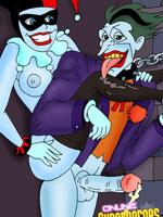 The Joker gets into hardcore bondage!