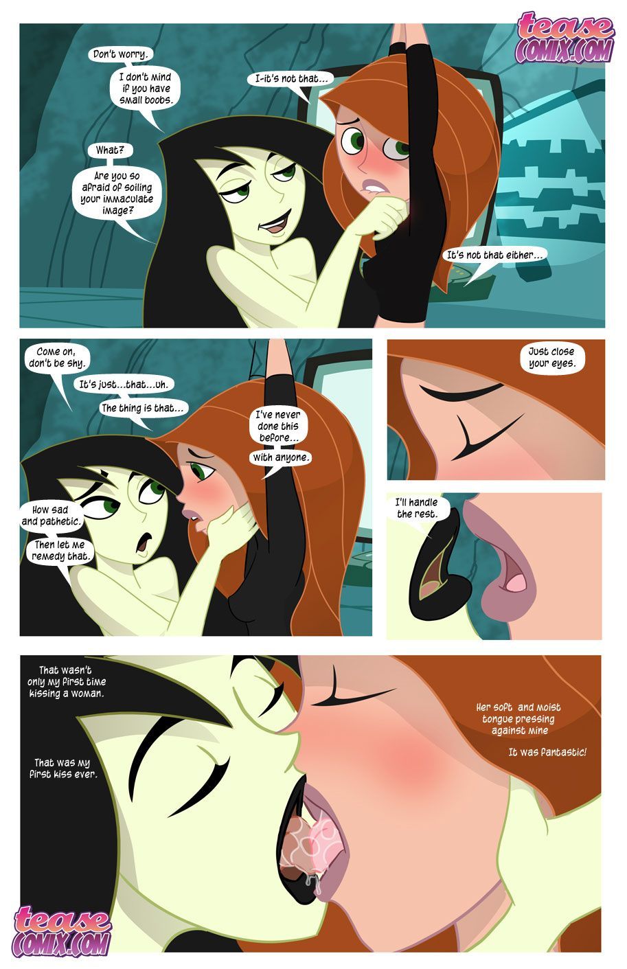 Kim Possible and Shego lesbian sex